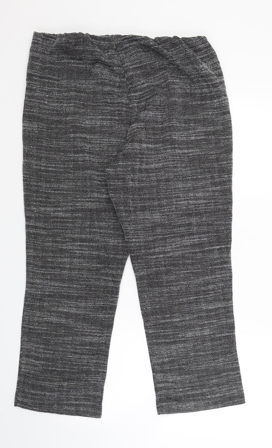 Bonmarché Womens Grey Trousers Size 16 L23 in