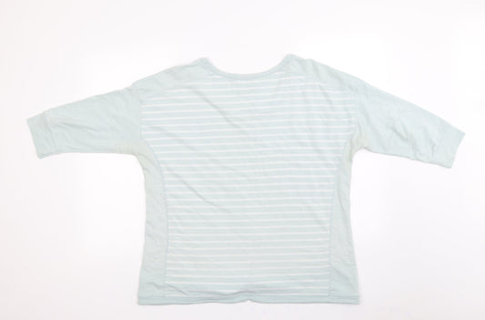 NX sport Womens Green Striped Pullover Jumper Size 18