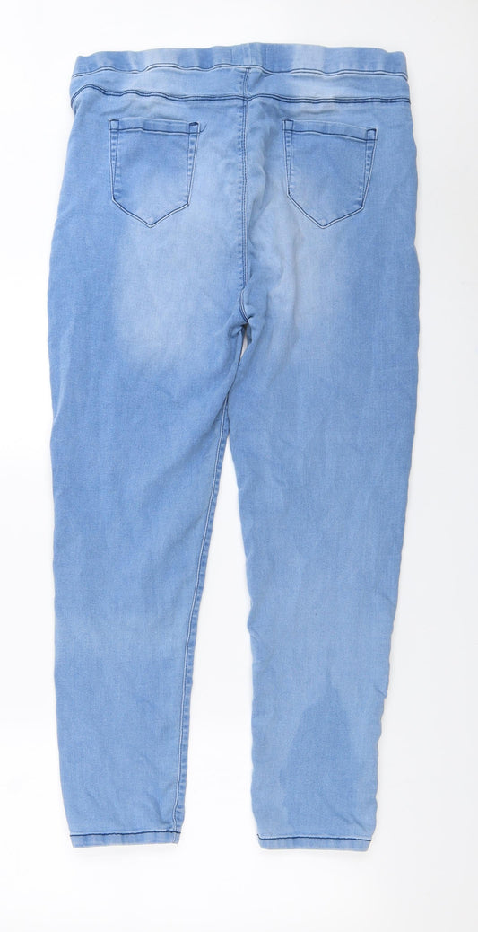 KATE Womens Blue Jegging Jeans Size 34 in L27 in