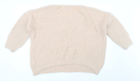 Katsumi Womens Pink Pullover Jumper Size M