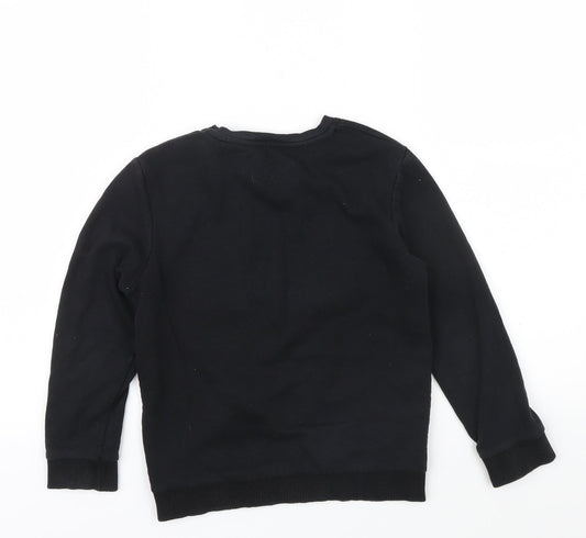 PEP&CO Girls Black Pullover Sweatshirt Size 6-7 Years - Limited Edition