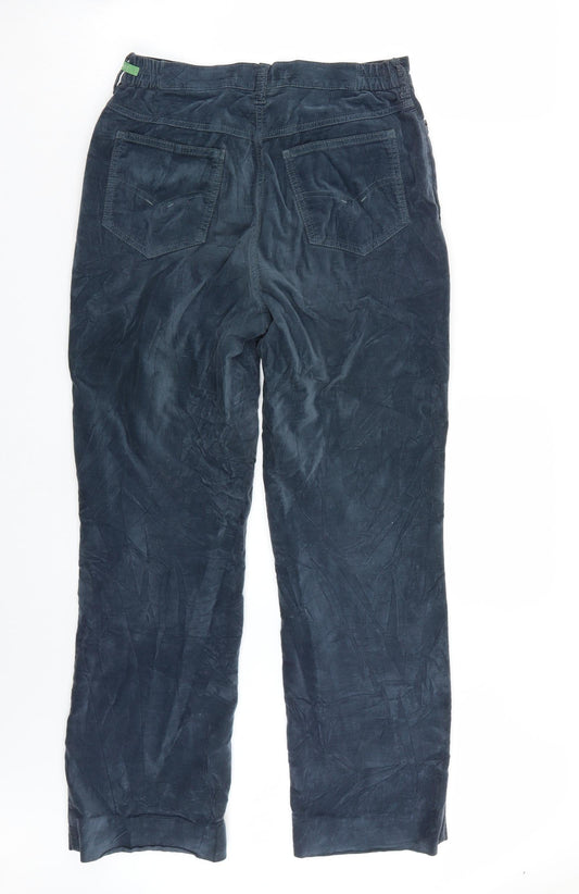 GARDEUR Womens Blue Trousers Size 10 L28 in