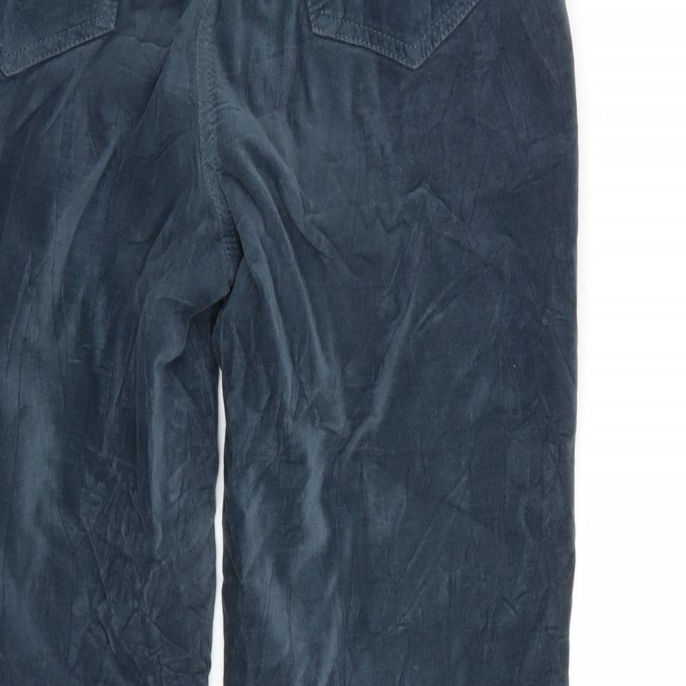 GARDEUR Womens Blue Trousers Size 10 L28 in