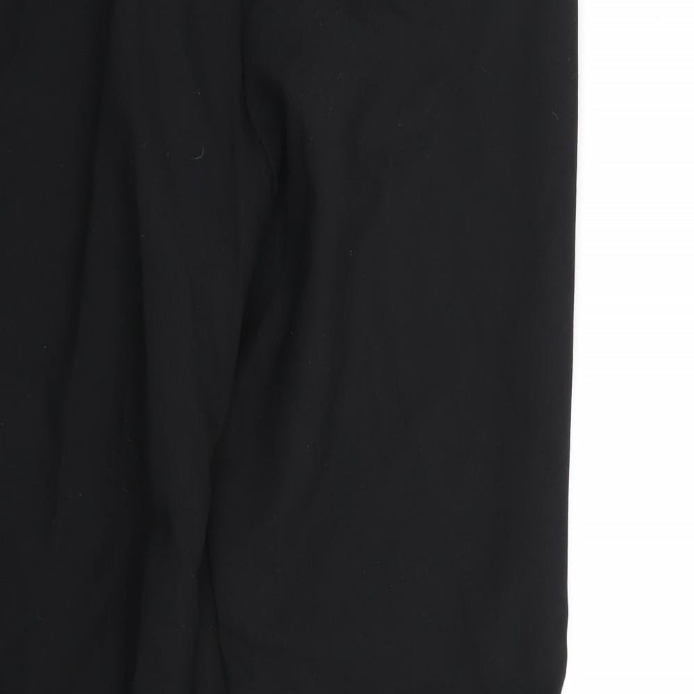 Marks and Spencer Womens Black Trousers Size 10 L28 in