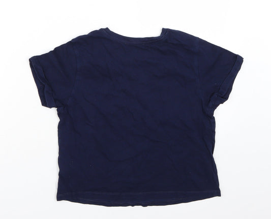 Newlook Womens Blue Basic T-Shirt Size S