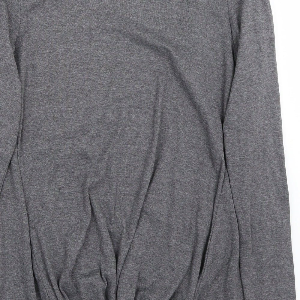 Marks and Spencer Womens Grey Cardigan Jumper Size 10