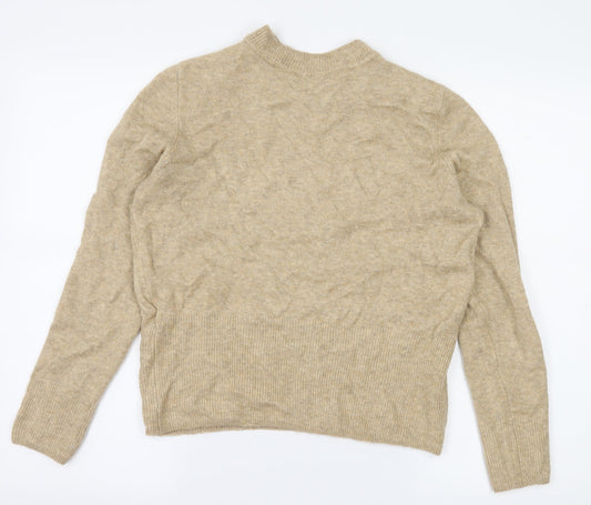 H&M Womens Brown Knit Pullover Jumper Size M