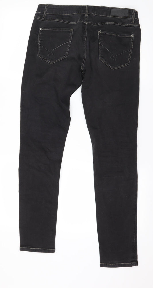 Firetrap Womens Grey  Denim Straight Jeans Size 34 in L29 in