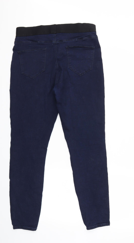 365 Denim Womens Blue Denim Skinny Jeans Size 14 L27 in