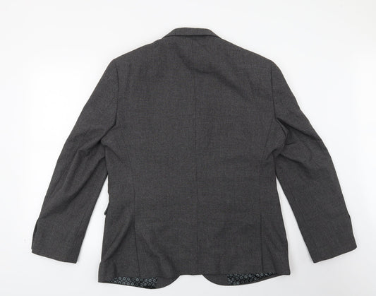 Preworn Mens Grey Jacket Suit Jacket Size 42