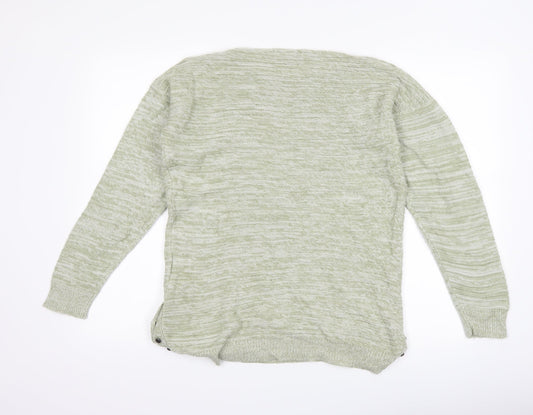 Peacocks Womens Green Pullover Jumper Size M