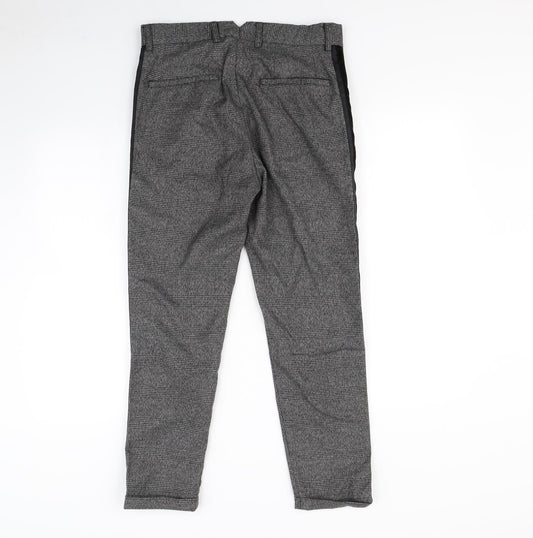 Mennace Mens Grey Dress Pants Trousers Size 30 in L29 in