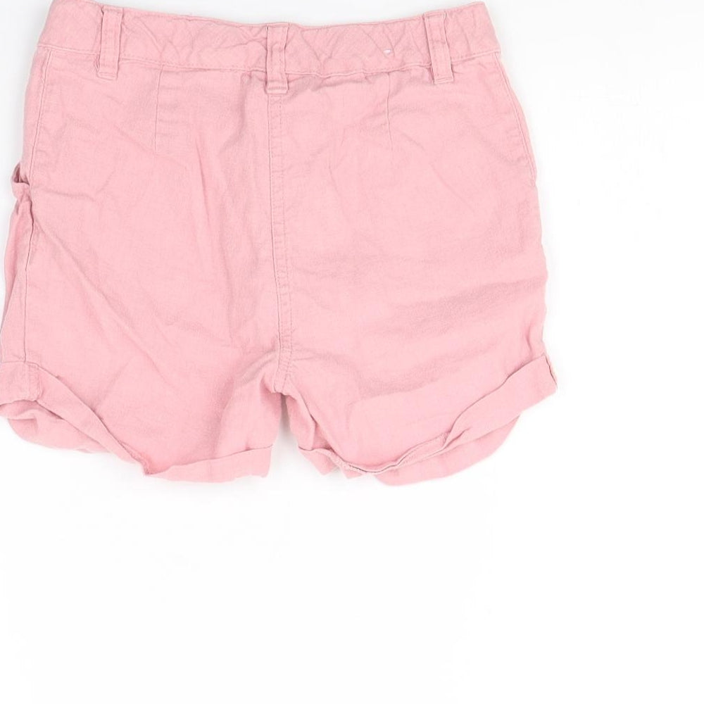 NEXT Girls Pink Cut-Off Shorts Size 8 Years