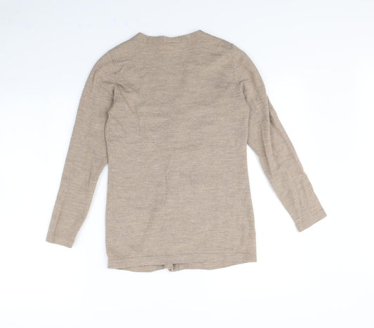 Woolworths Womens Beige Cardigan Jumper Size S