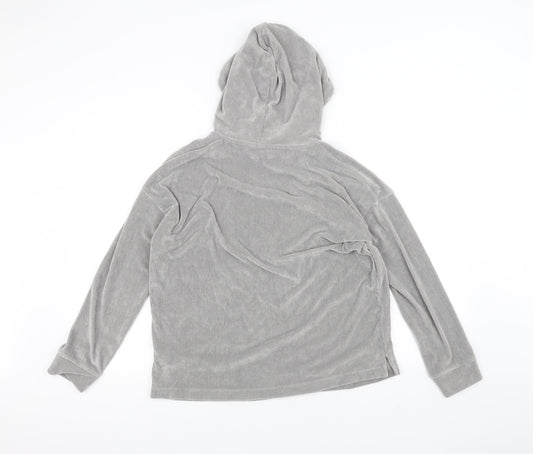 Marks and Spencer Womens Grey Pullover Hoodie Size 10