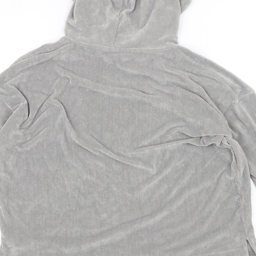 Marks and Spencer Womens Grey Pullover Hoodie Size 10