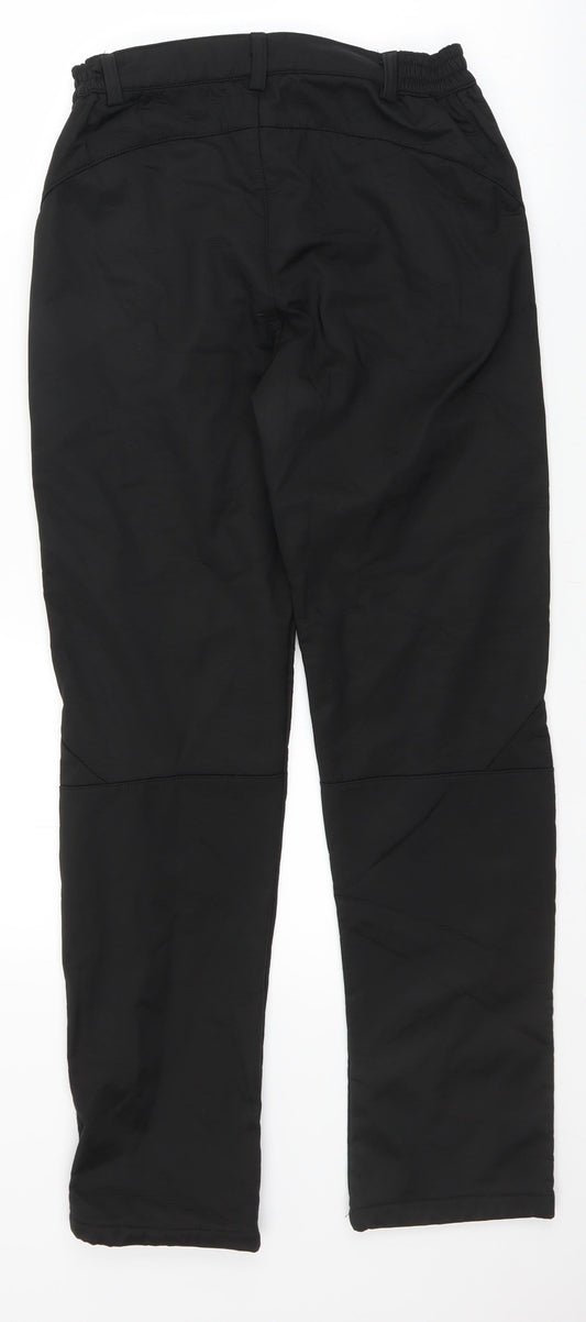 Preworn Womens Black Trousers Size M L27 in