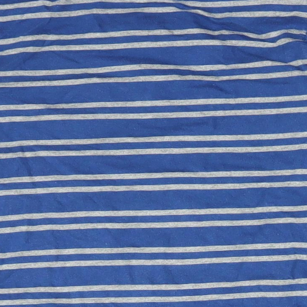 Gap Boys Blue Striped Basic T-Shirt Size 3 Years