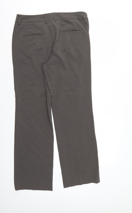 Toisie Womens Grey Trousers Size 14 L29 in