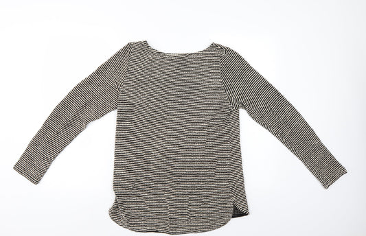 H&M Womens Multicoloured Striped Pullover Jumper Size M