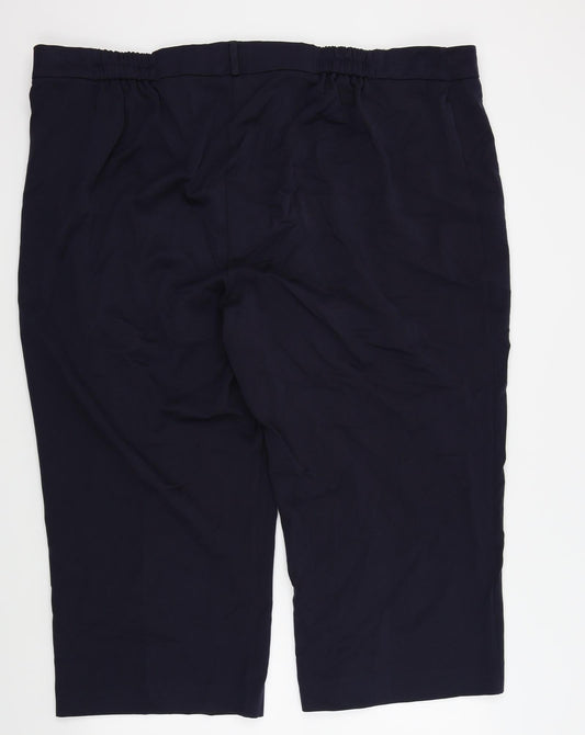 Preworn Womens Blue Trousers Size L L23 in