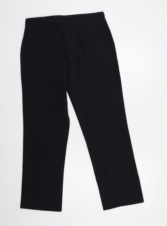 Warehouse Womens Blue Trousers Size 12 L28 in