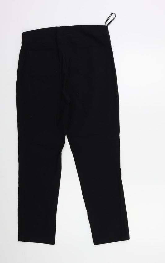 Roma Womens Black Trousers Size 14 L25 in