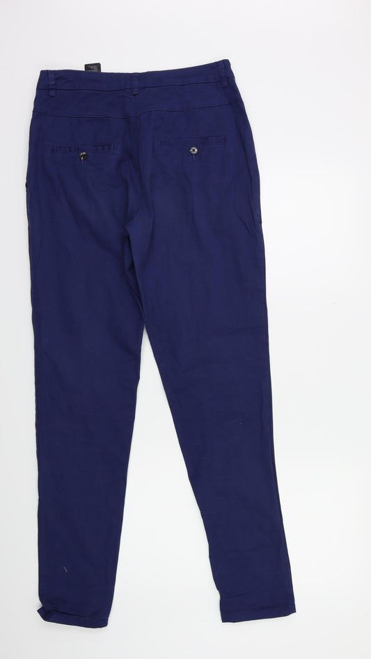 H&M Womens Blue Skinny Jeans Size 8 L28 in