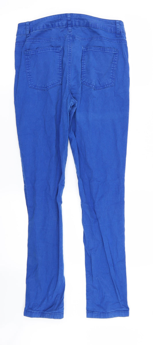 Denim 24/7 Womens Blue Skinny Jeans Size 12 L28 in