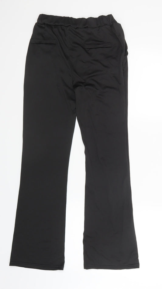 Preworn Womens Black Trousers Size M L27 in