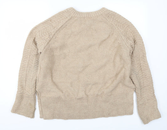 H&M Womens Brown Pullover Jumper Size M