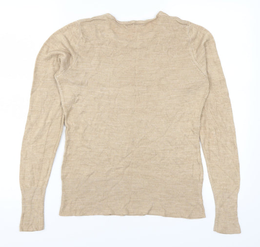 Papaya Womens Beige Pullover Jumper Size 12