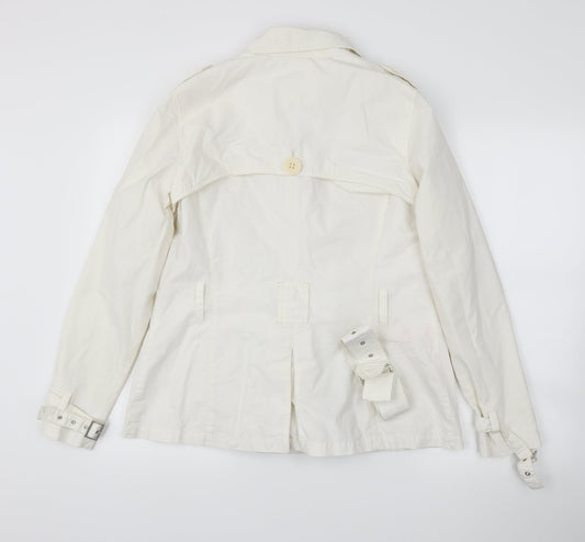 M&S Womens Ivory Jacket Coat Size 14