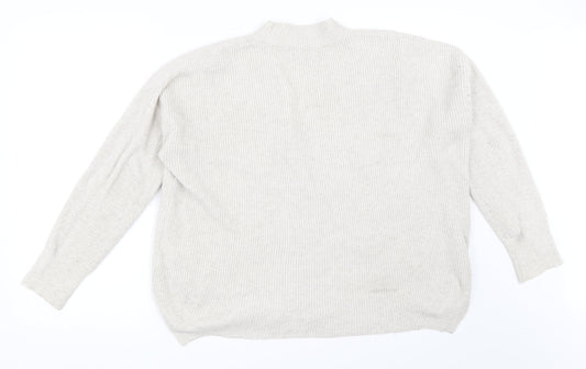 Find Womens Beige Pullover Jumper Size M