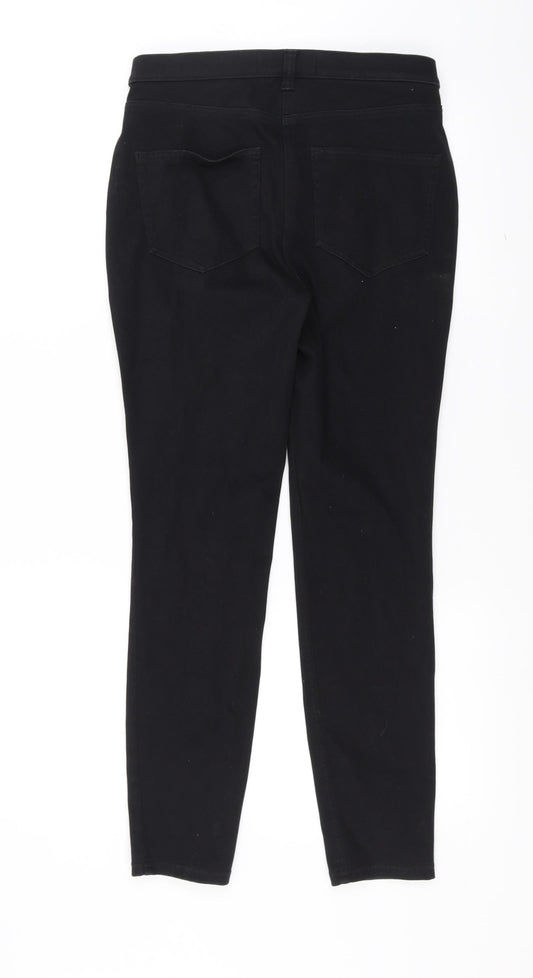 Preworn Womens Black Denim Jegging Jeans Size 10 L27 in