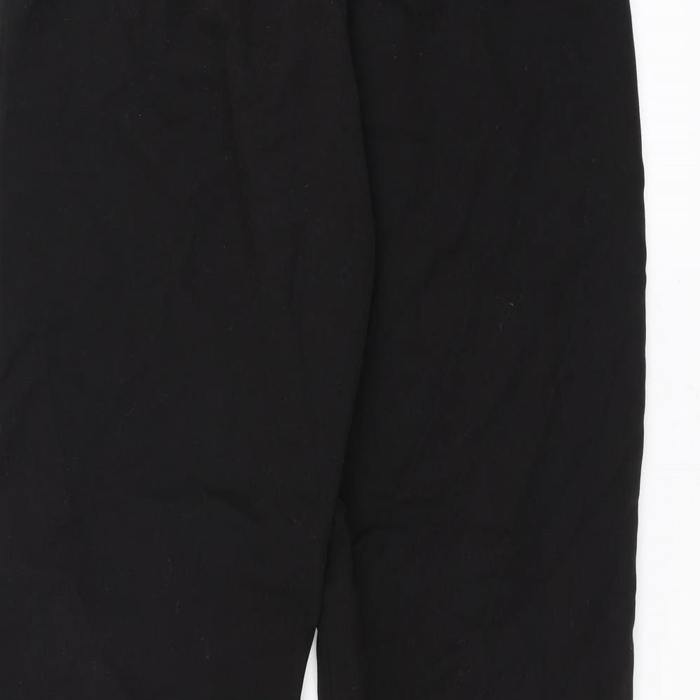 VINCI Womens Black Trousers Size 12 L29 in