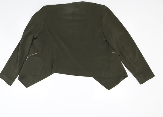 Marks and Spencer Womens Green Jacket Coat Size 10