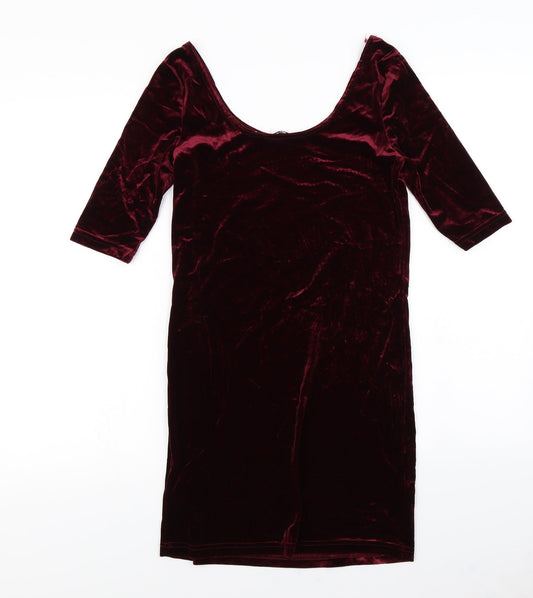 New Look Womens Purple Bodycon Size 12