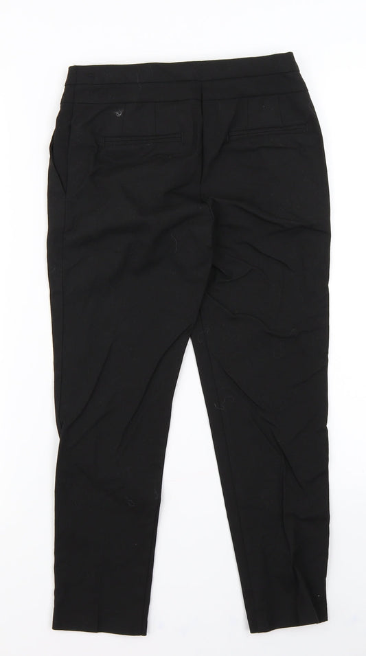 M&S Girls Black Chino Trousers Size 9-10 Years
