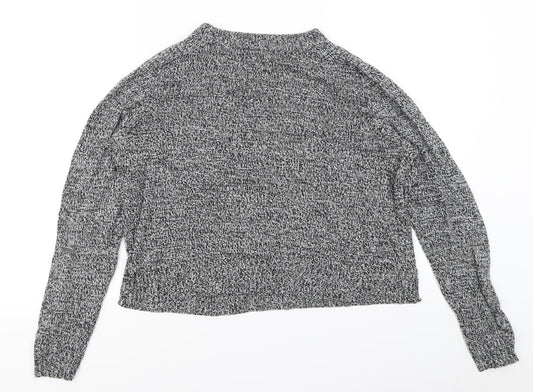 Divided Womens Grey Pullover Jumper Size M