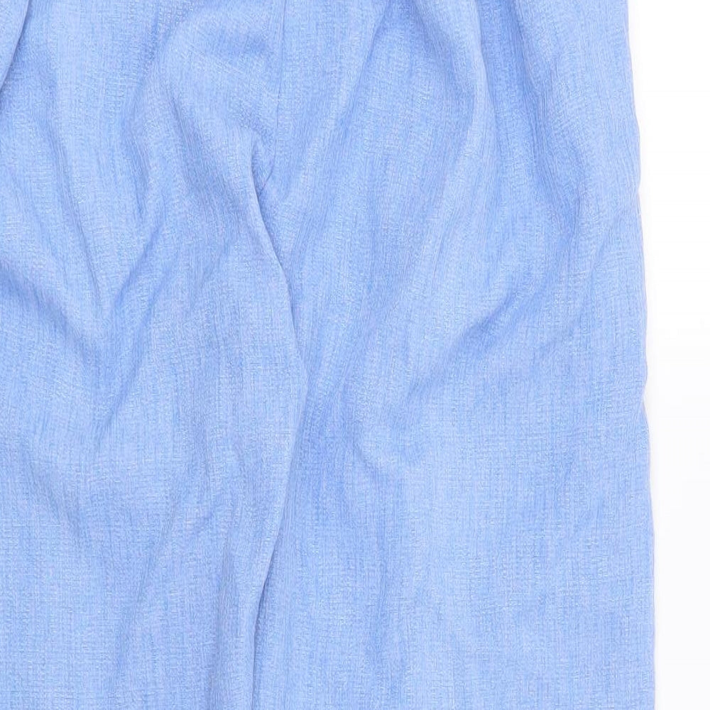 Preworn Womens Blue Trousers Size 14 L25 in