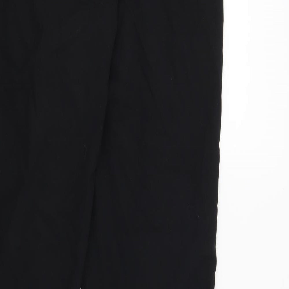 Marks and Spencer Womens Black Trousers Size 12 L30 in
