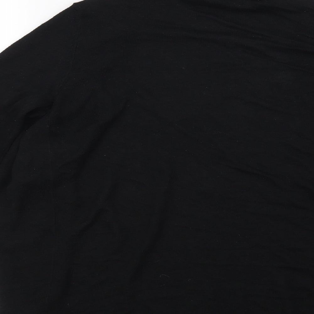 Merona Womens Black Cardigan Jumper Size M