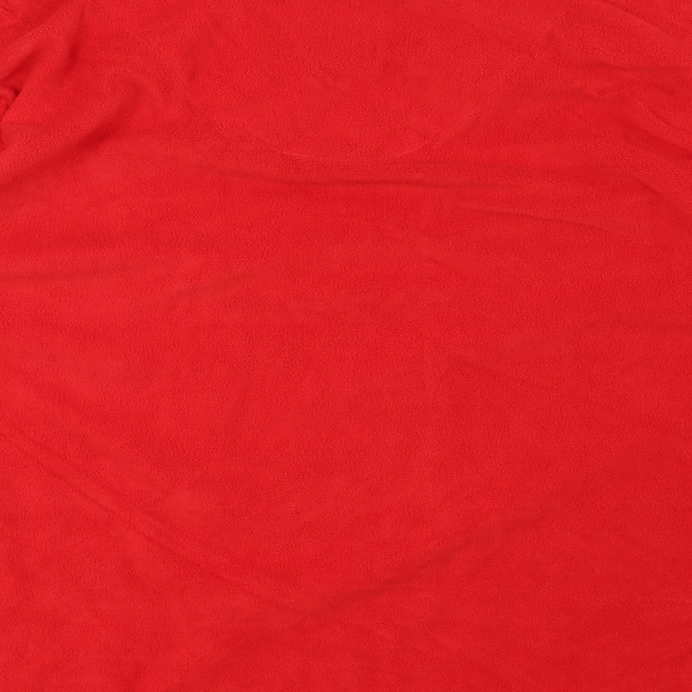 Preworn Womens Red Solid Top Pyjama Top Size 16 - Christmas Dog
