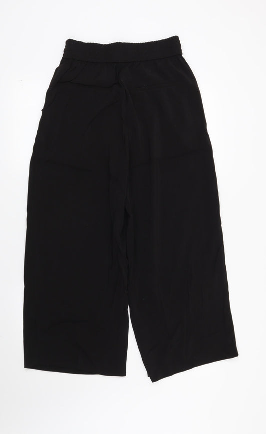 Zara Womens Black Trousers Size S L25 in