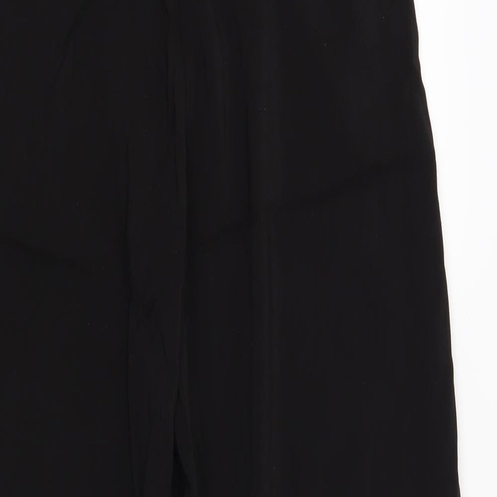 Zara Womens Black Trousers Size S L25 in