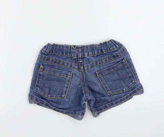 Marks and Spencer Girls Blue Bermuda Shorts Size 5-6 Years