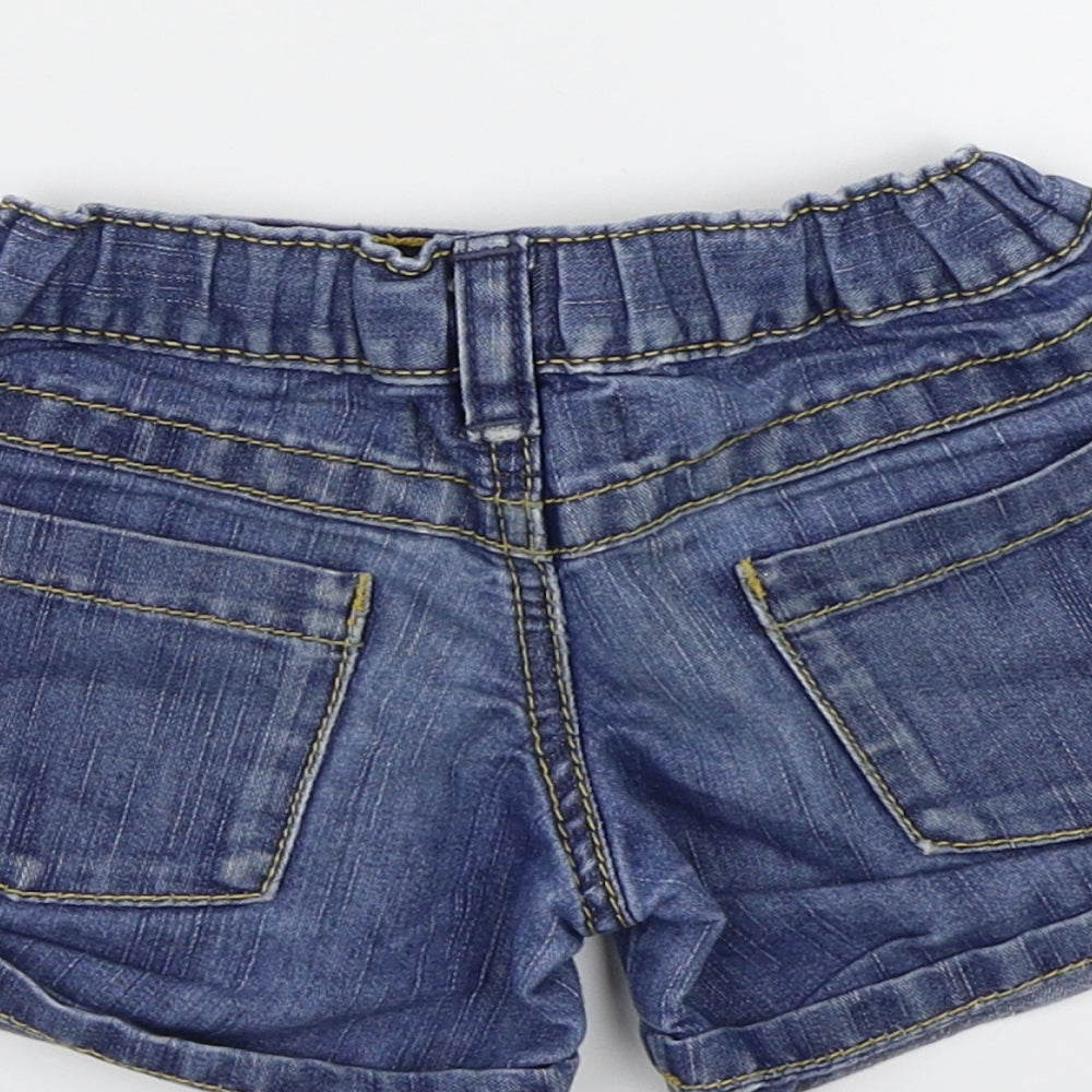 Marks and Spencer Girls Blue Bermuda Shorts Size 5-6 Years