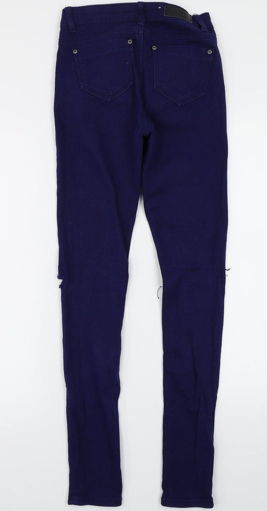 Cosmic Womens Blue Skinny Jeans Size 6 L29 in