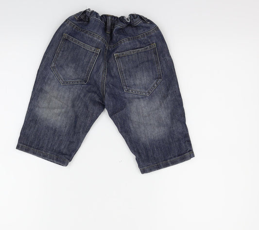 deniem & co Girls Blue Cut-Off Shorts Size 8-9 Years
